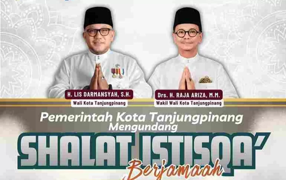 Salat Istisqa di Tanjungpinang, Masyarakat Diminta Doakan Turunnya Hujan