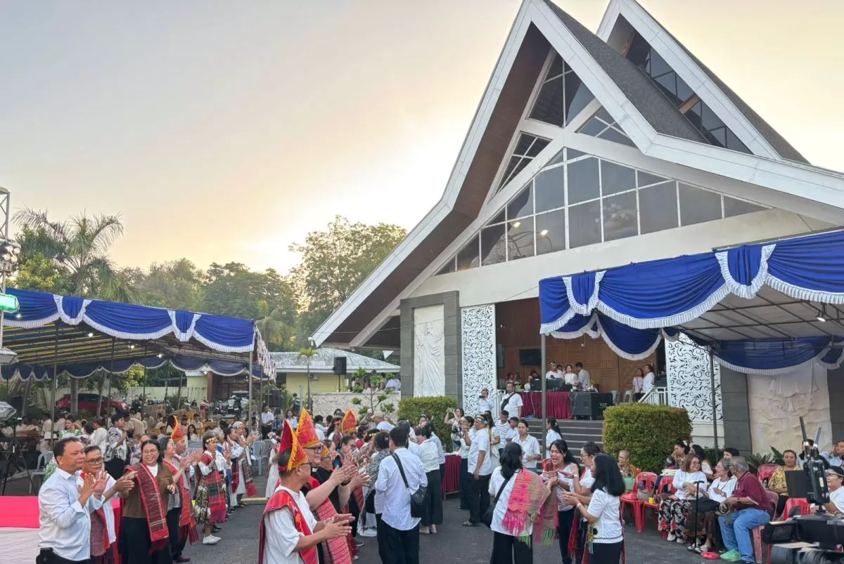 Pengamanan Ibadah Paskah di Gereja GPIB Immanuel Batam Berjalan Aman
