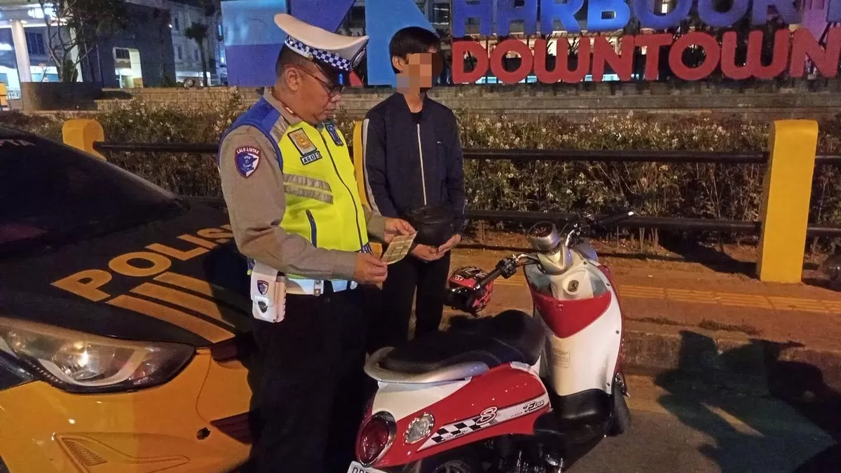 Polresta Barelang Gelar Patroli Gabungan Antisipasi Balap Liar dan Knalpot Non SNI, Puluhan Kendaraan Ditindak