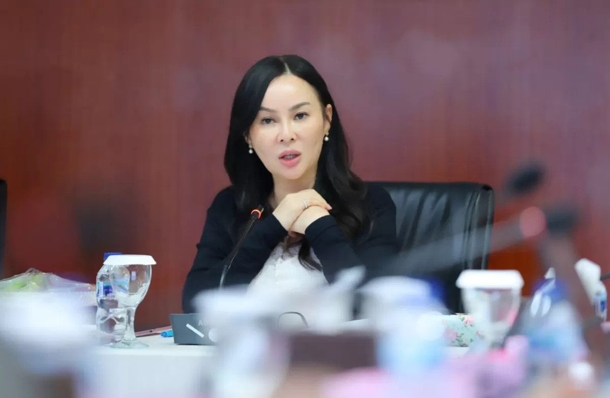 Wawako Batam, Li Claudia Chandra, saat memimpin Rakor Lanjutan Sinkronisasi Data Kependudukan di Kantor BP Batam.(Foto:Diskominfo Batam) 