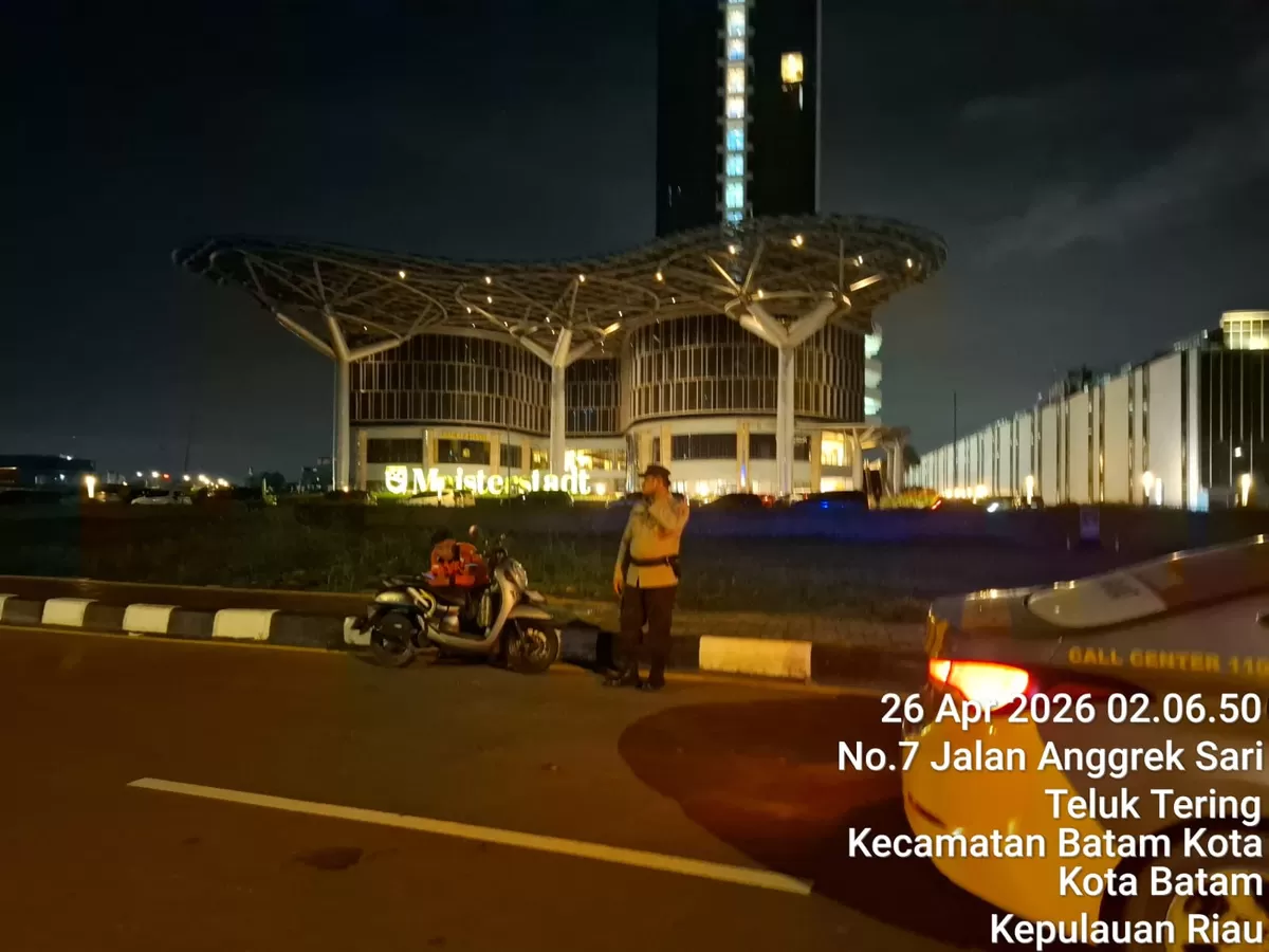 Respon cepat Posek Batam Kota melalui call centre 110 langsung turunkan personil antisipasi balap liar (Humas Polresta Barelang)