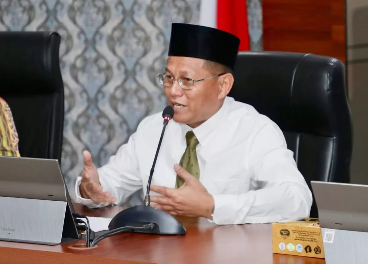 Sekda Batam, Firmansyah, saat  membuka Focus Group Discussion terkait  Pengelolaan APBD Tahun Anggaran 2026. (Foto:Diskominfo Batam)