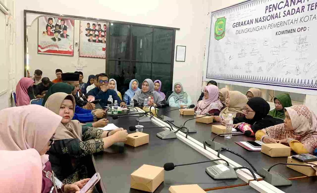 Rapat persiapan Lomba Bertutur tingkat SD/MI tahun 2026 se Kota Tanjungpinang. (Foto:Diskominfo Tanjungpinang)