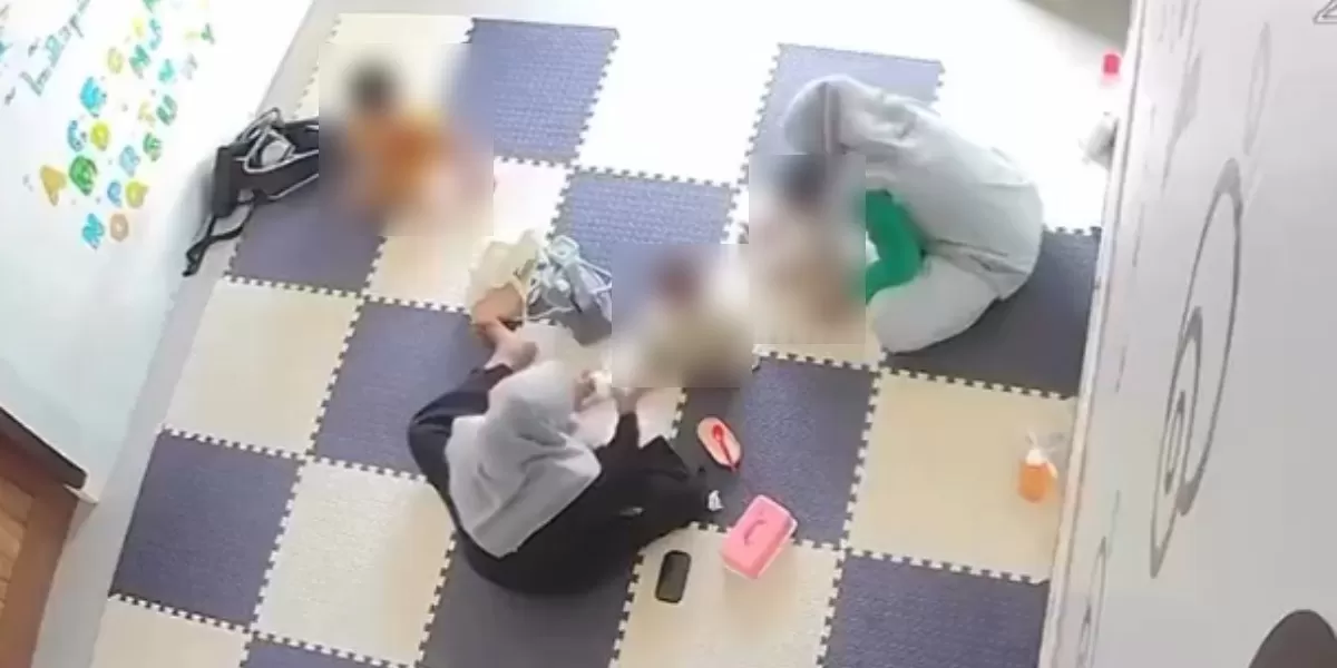 Menyoroti insiden viral pengasuh di daycare Banda Aceh melakukan kekerasan terhadap balita hingga tempat penitipan anak itu kini resmi ditutup. (X.com/@txtdarigenz97)