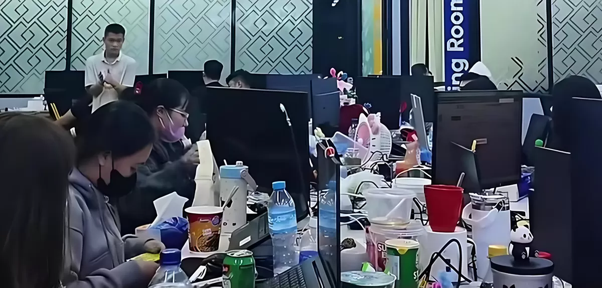 Penggerebekan 320 WNA dan satu WNI yang operasikan judol jaringan internasional di Jakbar.  (Instagram/dittipidum_bareskrim)