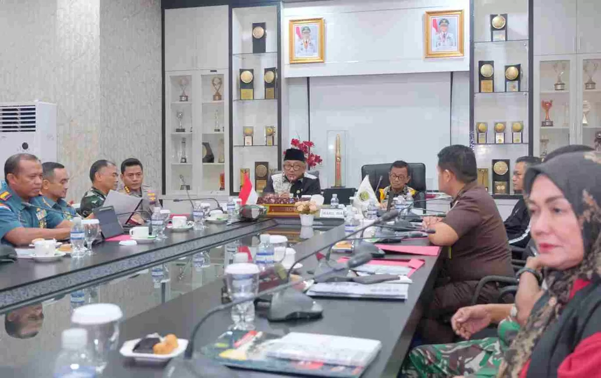 Rakor koordinasi menjelang Hari Besar Keagamaan Nasional (HBKN) Hari Raya Idul Adha 1447 Hijriah.(Foto:Diskominfo Tanjungpinang)