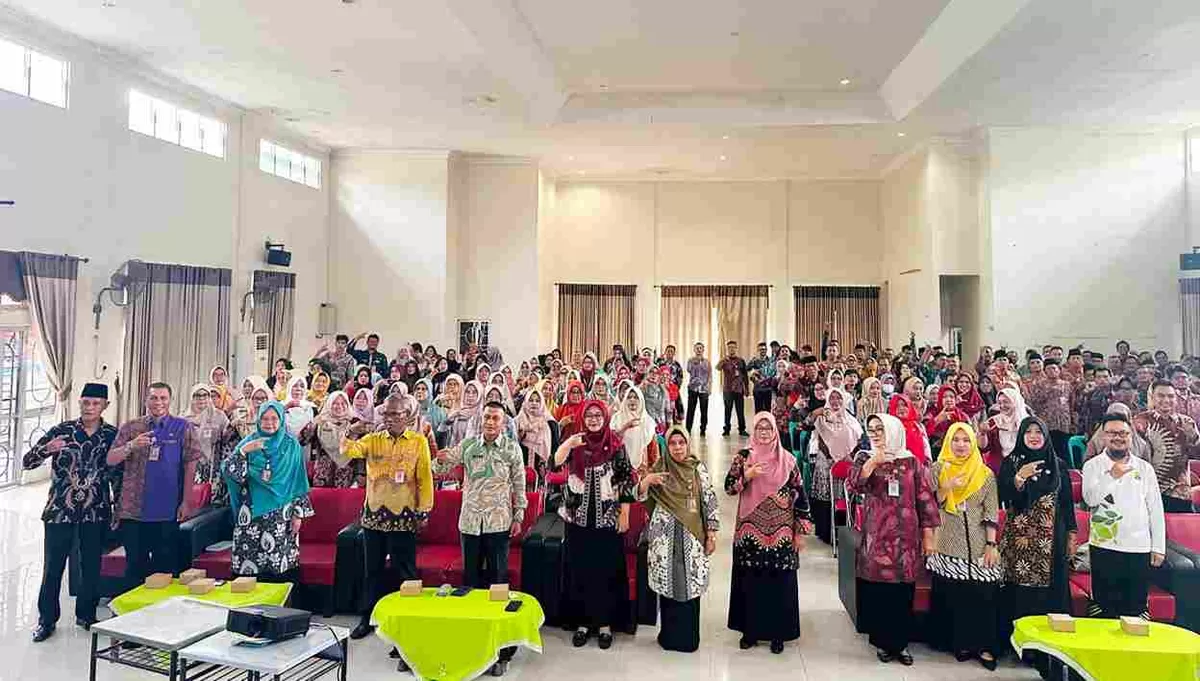 Peserta sosialisasi SPMB tahun 2026 digelar Disdik di SMPN 4 Tanjungpinang. (Foto:Diskominfo Tanjungpinang)