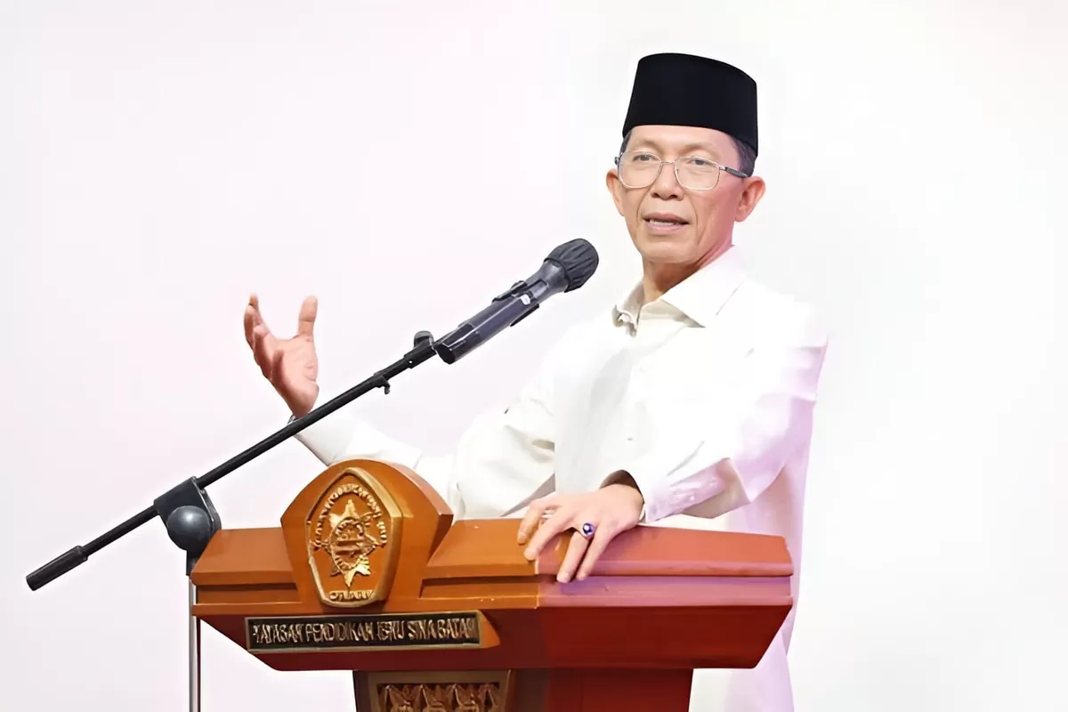 Amsakar Achmad, mengajak seluruh bapak-bapak di Kota Batam untuk meluangkan waktu mengantar putra-putrinya pada hari pertama masuk sekolah, Senin 20 Juli 2026. (Muhammad Kamil)