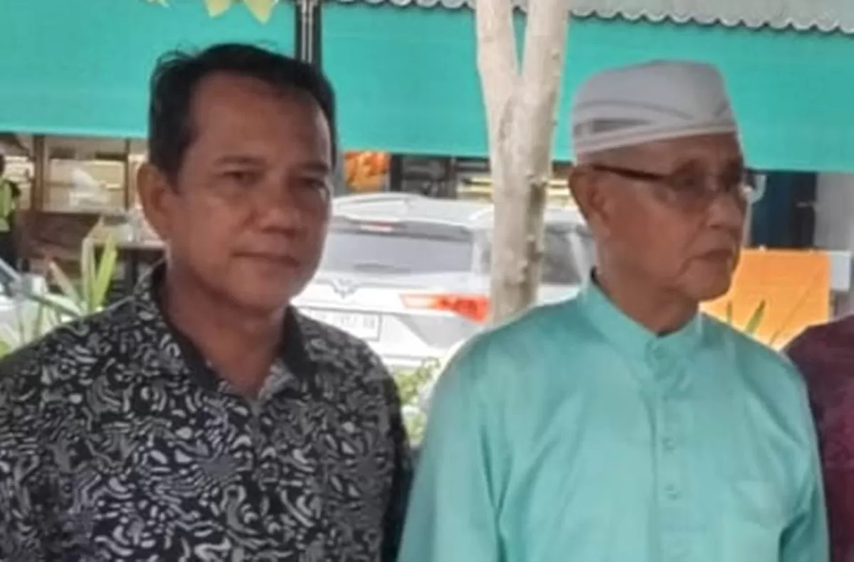 Saharudin, mantan kepala Desa Penarah, Belat, Karimun angkat bicara mengenai kasus 119 hektar lahan di Belat. (Ria Fahruden)
