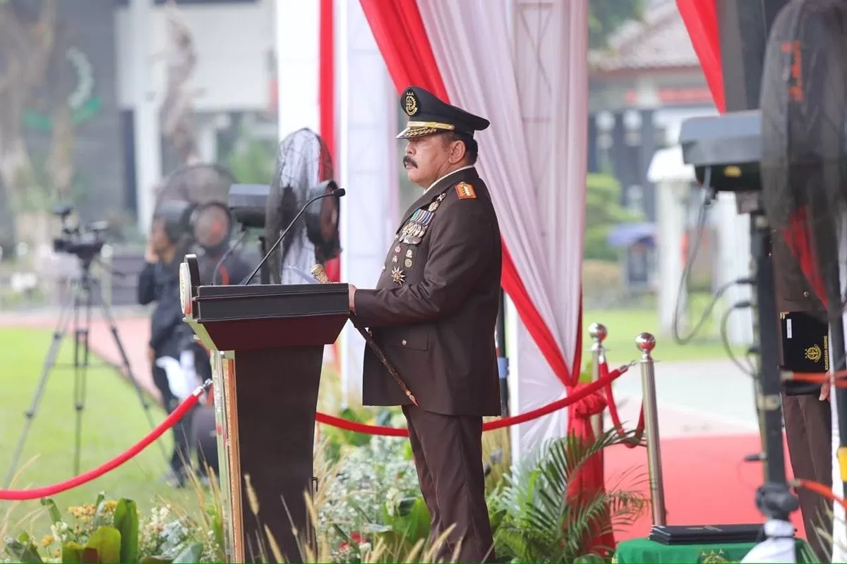 Jaksa Agung ST Burhanuddin resmi lantik lima pejabat tinggi baru di lingkungan Kejaksaan Agung. (Photo Ist.)