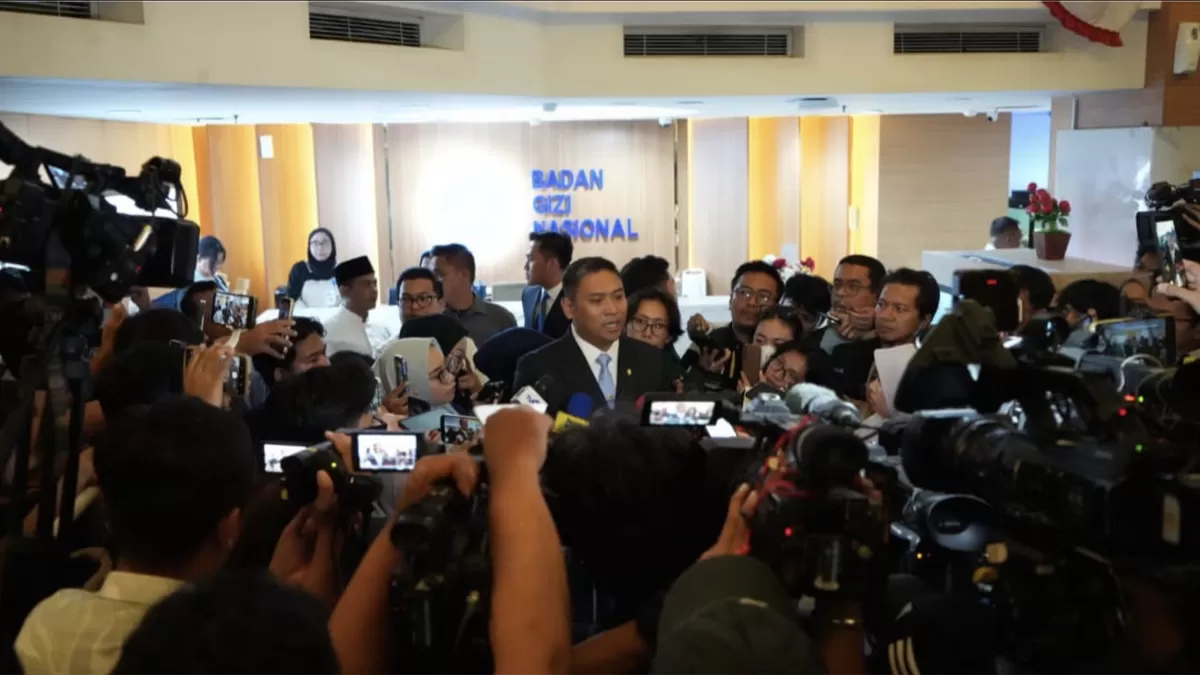 Jumpa pers di Kantor BGN, Sudaryono menegaskan bahwa Program Makan Bergizi Gratis (MBG) tetap menjadi salah satu program prioritas pemerintah yang akan terus dijalankan. (Humas BGN Pusat.)