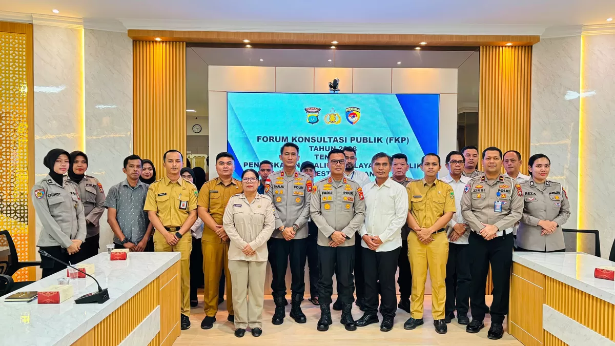 Wakapolresta Barelang AKBP Fadli Agus, didampingi Kabagren Kompol Indra Juniandi, jajaran pejabat terkait, perwakilan Pemko Batam. (Humas Polresta Barelang.)