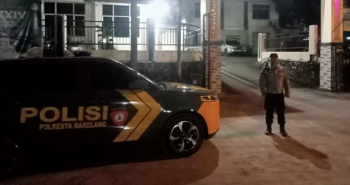 Personel Polsek Batu Ampar melaksanakan Patroli Kegiatan Rutin Yang Ditingkatkan (KRYD). (Humas Polresta Barelang.)