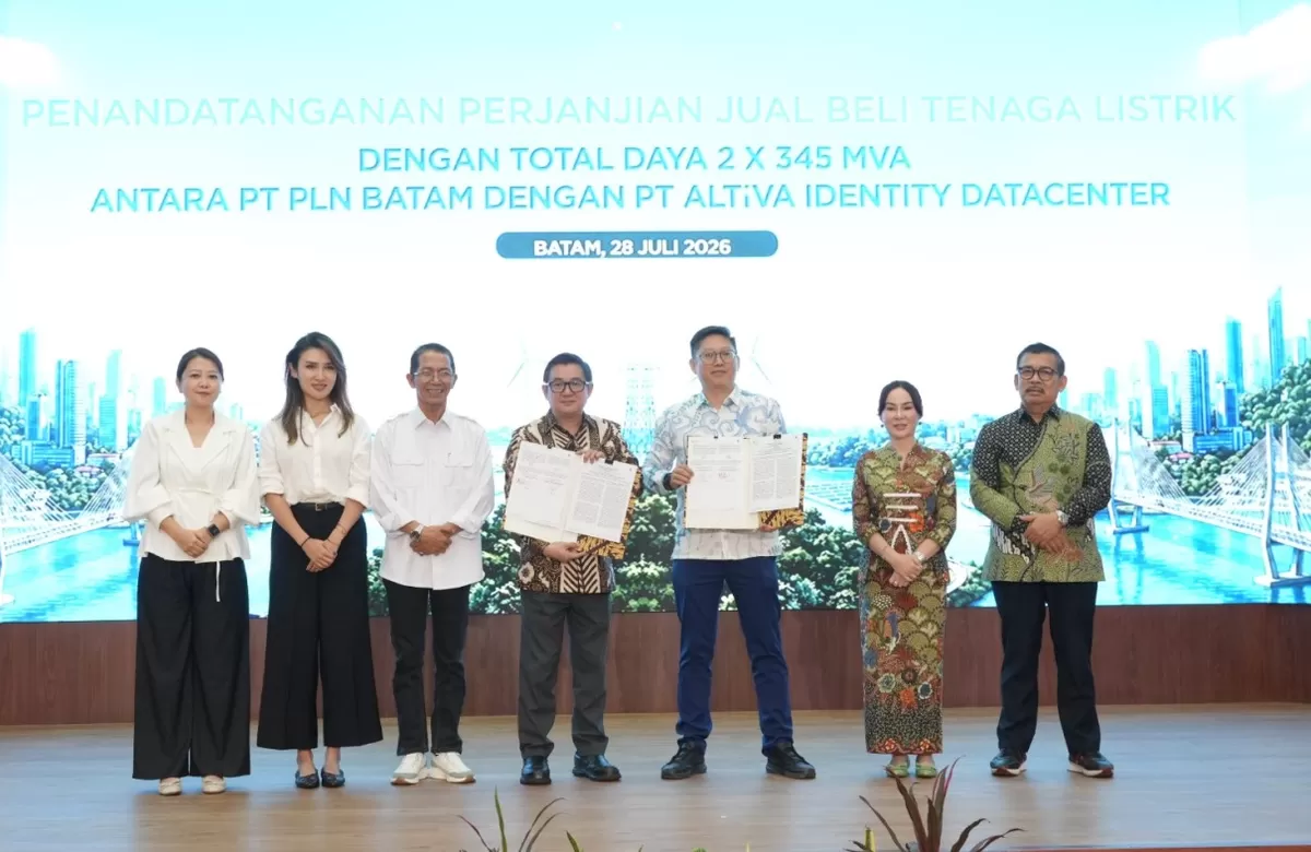 Penandatanganan PJBTL Buka Pintu Investasi Digital, Batam Siap Jadi Pusat Ekonomi Digital (humas pln batam)