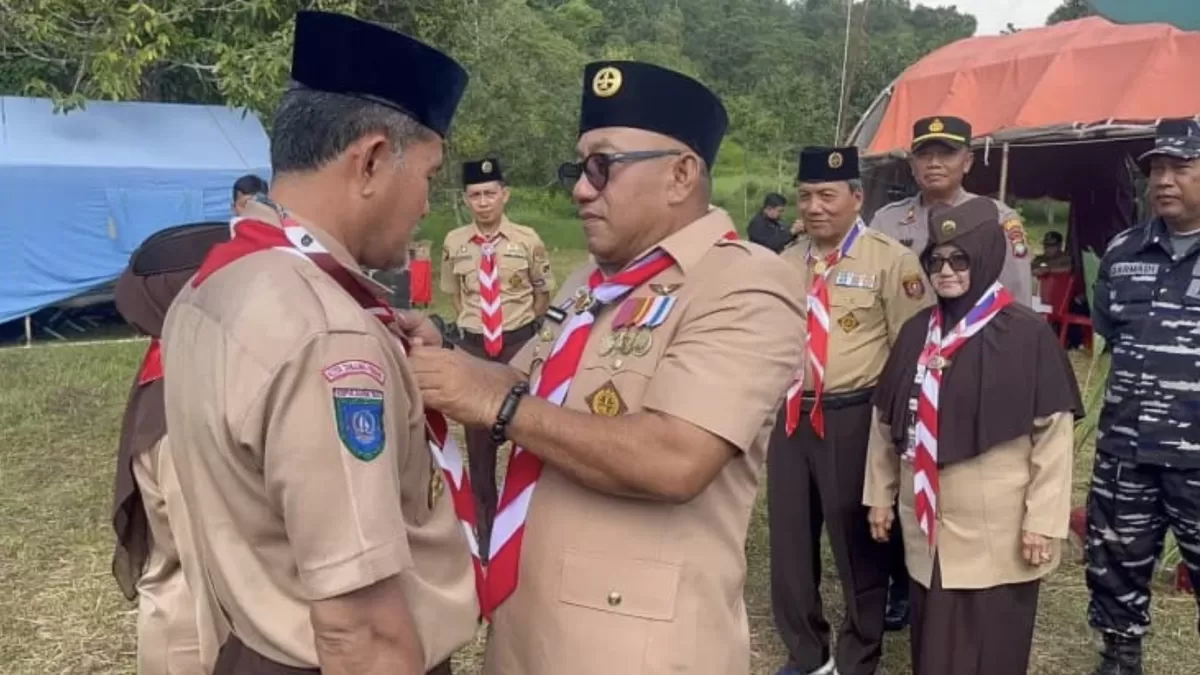 Gerakan Pramuka Kwartir Cabang Kota Tanjungpinang resmi membuka Perkemahan Orientasi Majelis Pembimbing Gugus Depan Tahun 2026. (Photo Ist.)