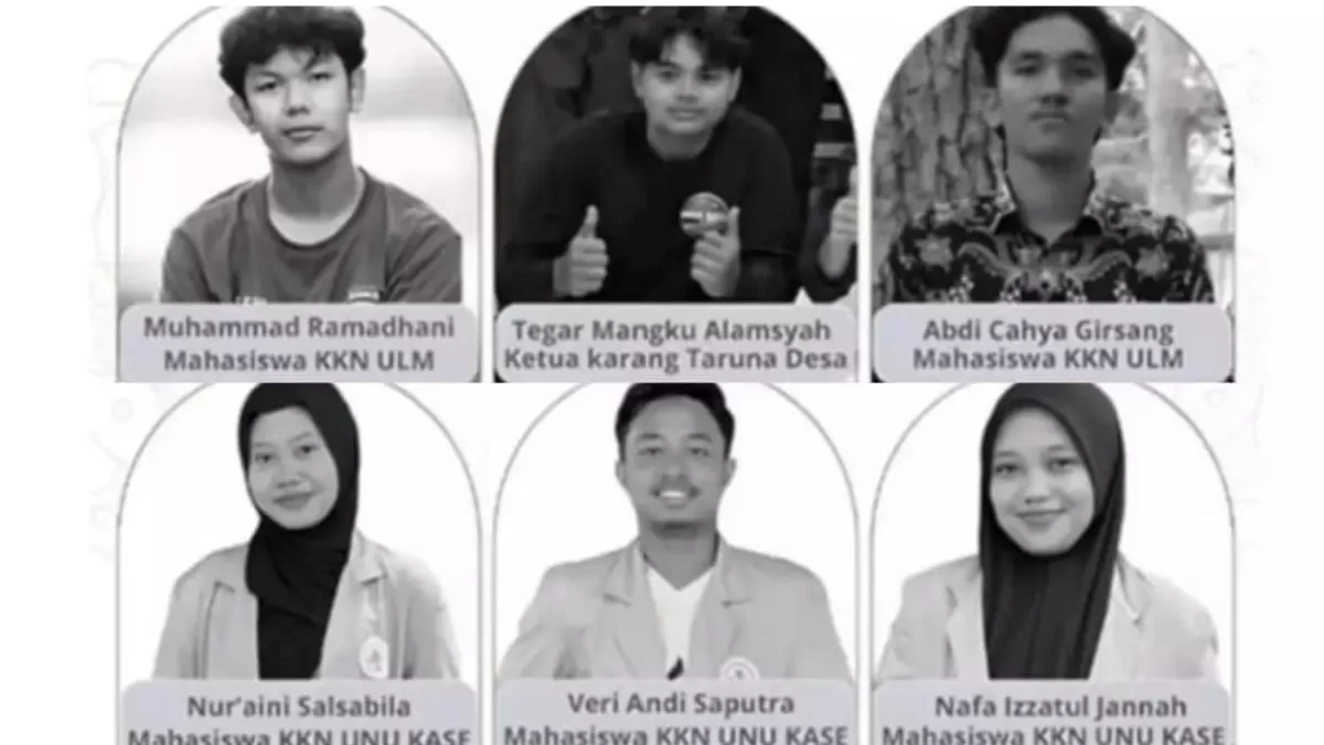 Mahasiswa KKN UNU Kalimantan Selatan dan ULM meninggal dunia dalam kecelakaan lalu lintas. (Instagram/batulicin_irigasi)