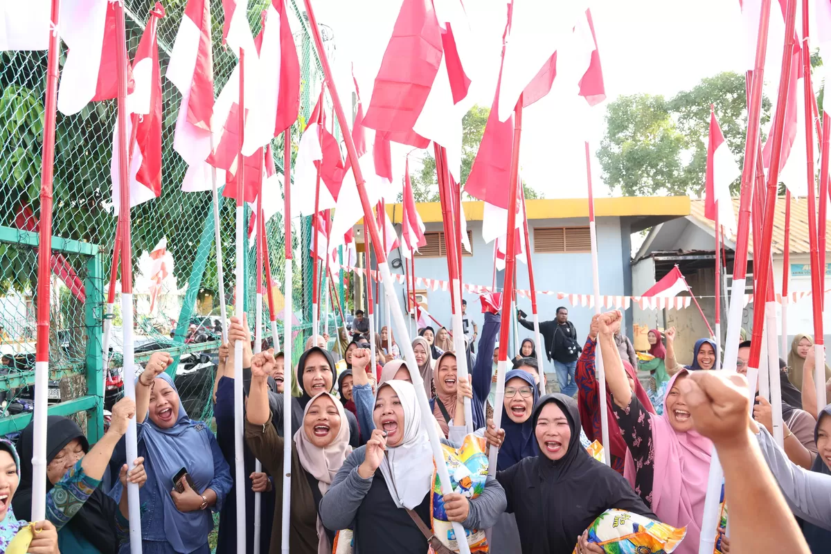 Semangat dan kehangatan menyelimuti kawasan Perumahan Arira Garden, Kecamatan Nongsa. (Humas Polda Kepri.)