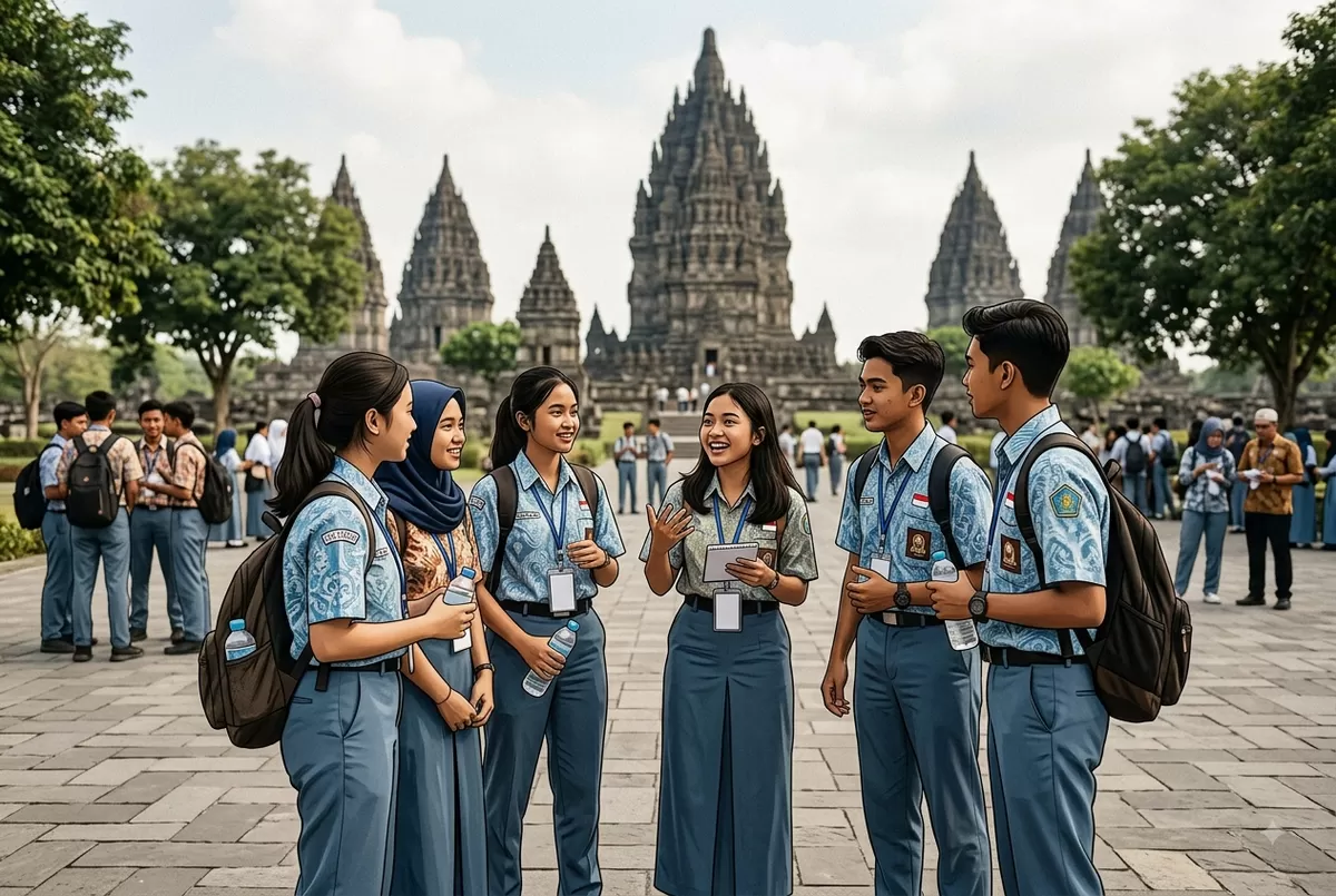 ​Riau berhasil menyabet apresiasi sebagai daerah dengan partisipasi terbanyak ketiga se-Indonesia dalam ajang bergengsi Program Duta SMA Tahun 2026 (Foto Humas Mc Riau)