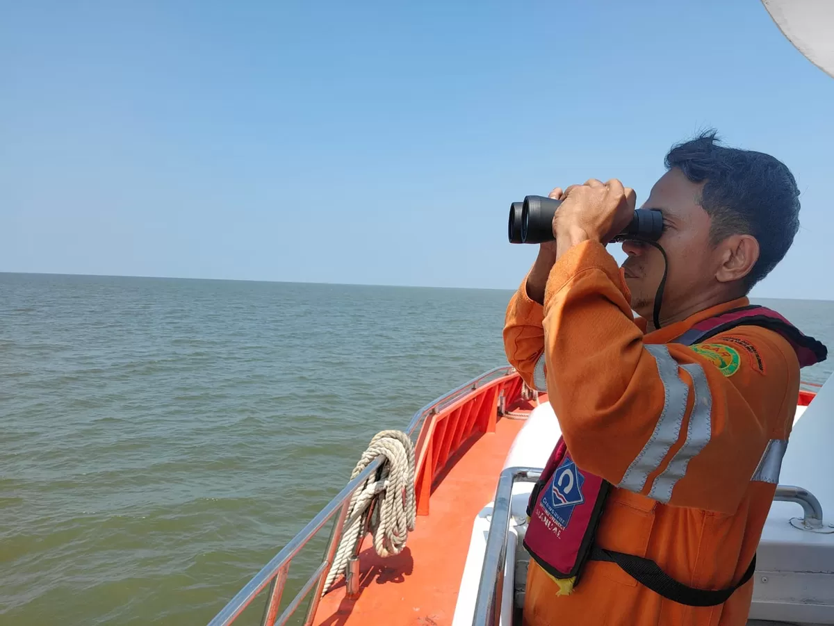 Tim SAR gabungan terus melakukan pencarian terhadap korban yang masih hilang  (Foto MC Riau)