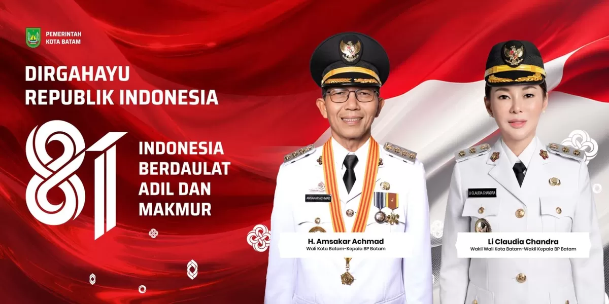 ​Wali Kota Batam sekaligus ex-officio Kepala BP Batam dan Wakil Wali Kota Batam sekaligus ex-officio Wakil Kepala BP Batam, realisasi investasi Batam tercatat sebesar Rp29,89 triliun. (Humas Diskominfo Batam )