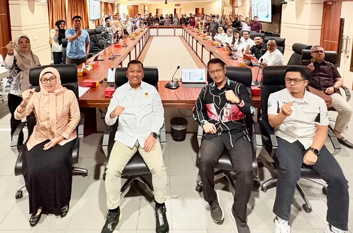 Sosialisasi Distribusi BBM Bersubsidi melalui Subpenyalur di Kantor Wali Kota Batam, Kamis 20 Agustus 2026. (Humas Diskominfo Batam )