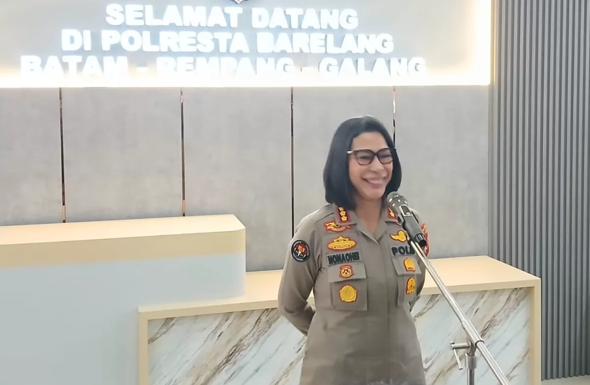 Kabid Humas Polda Kepri Kombes Pol. Dr. Nona Pricillia Ohei. (Foto Dok MK, Muhammad Kamil )