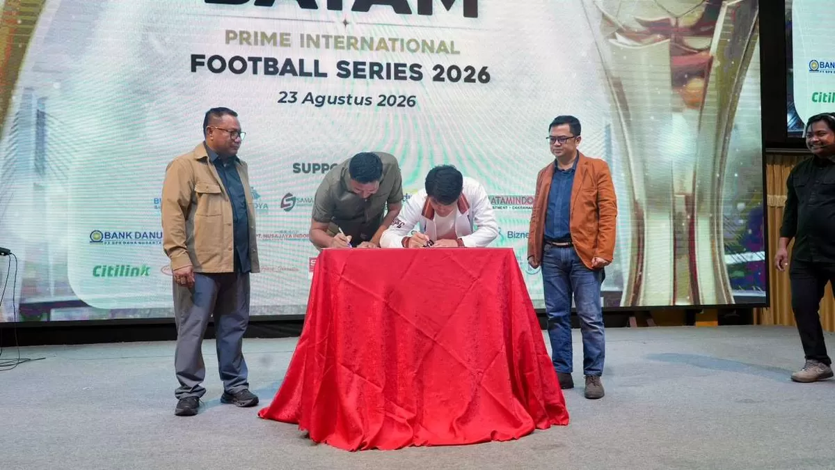 Event turnamen Batam Prime International Football Series 2026 resmi ditutup . (Humas BP Batam )