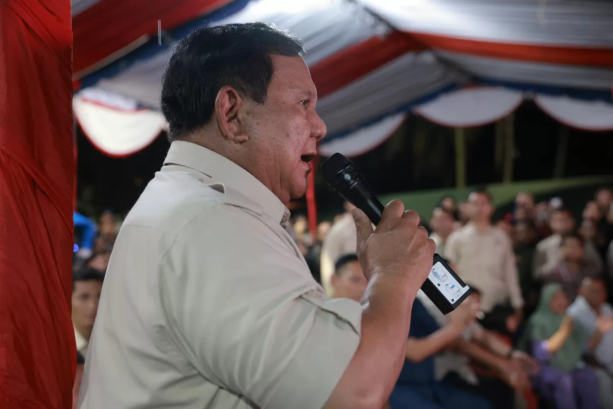 Foto: Prabowo di Batang Toru. (Dok. Istimewa. )