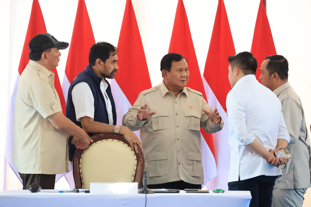 Prabowo Pastikan Anggaran Penanganan Bencana Cukup. (Dok. Istimewa.)