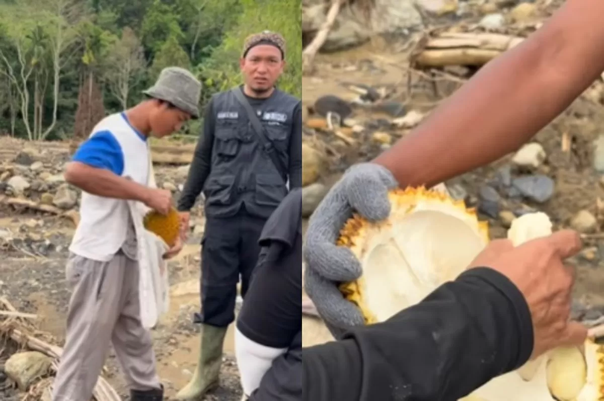 Pendakwah, Salim A Fillah membagikan momen haru saat disuguhkan makanan oleh warga yang terdampak bencana banjir bandang di Aceh. (Dok. Instagram.com/@salimafillah_official)