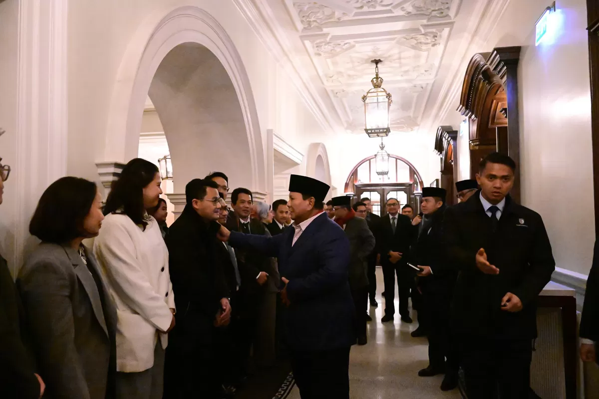 Presiden Prabowo tiba di Inggris. (Dok. Istimewa )