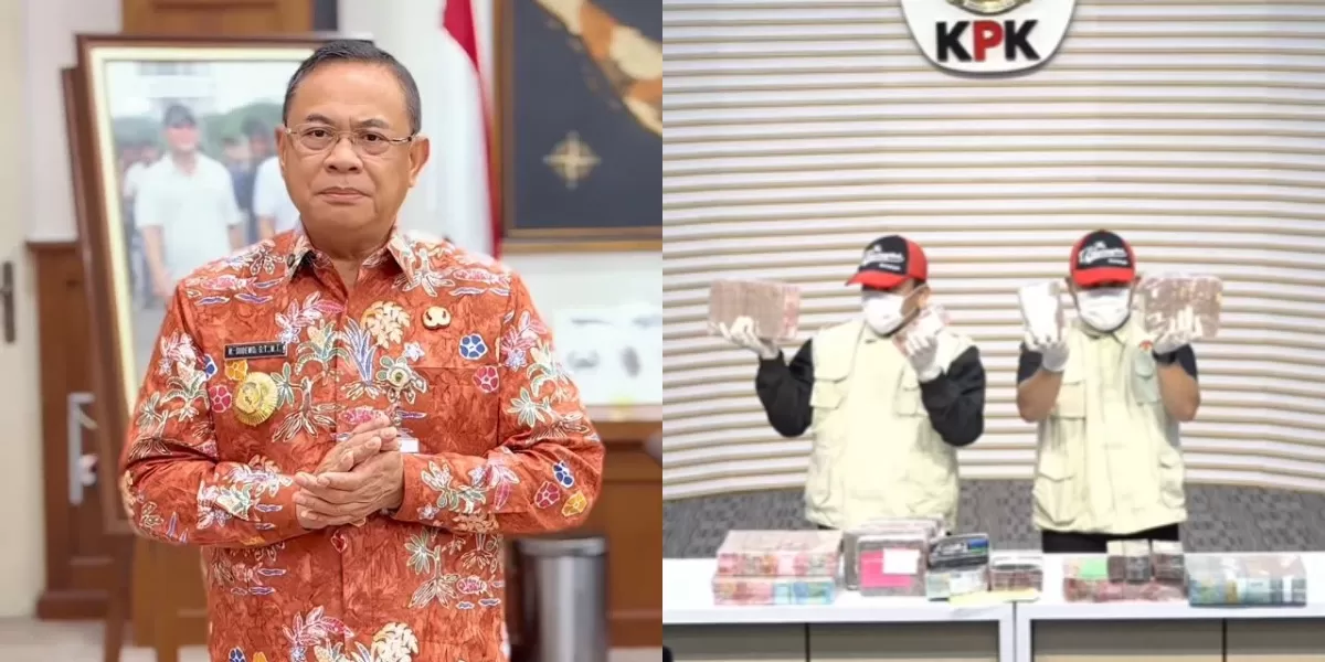 Bupati Pati, Sudewo menanggapi penetapan tersangka terhadapnya terkait kasus suap di DJKA Kemenhub hingga skandal jual-beli jabatan. (Dok. Instagram.com/@sudewoofficial - YouTube.com / KPK RI)