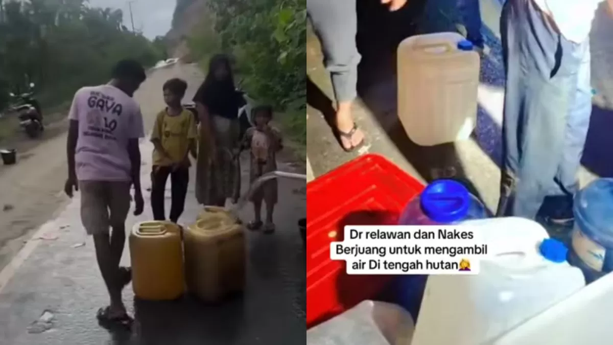 Warga Samar Kilang, Syiah Utama di Bener Meriah yang masih kesulitan air bersih. (Dok. Instagram/keber_samar__kilang)