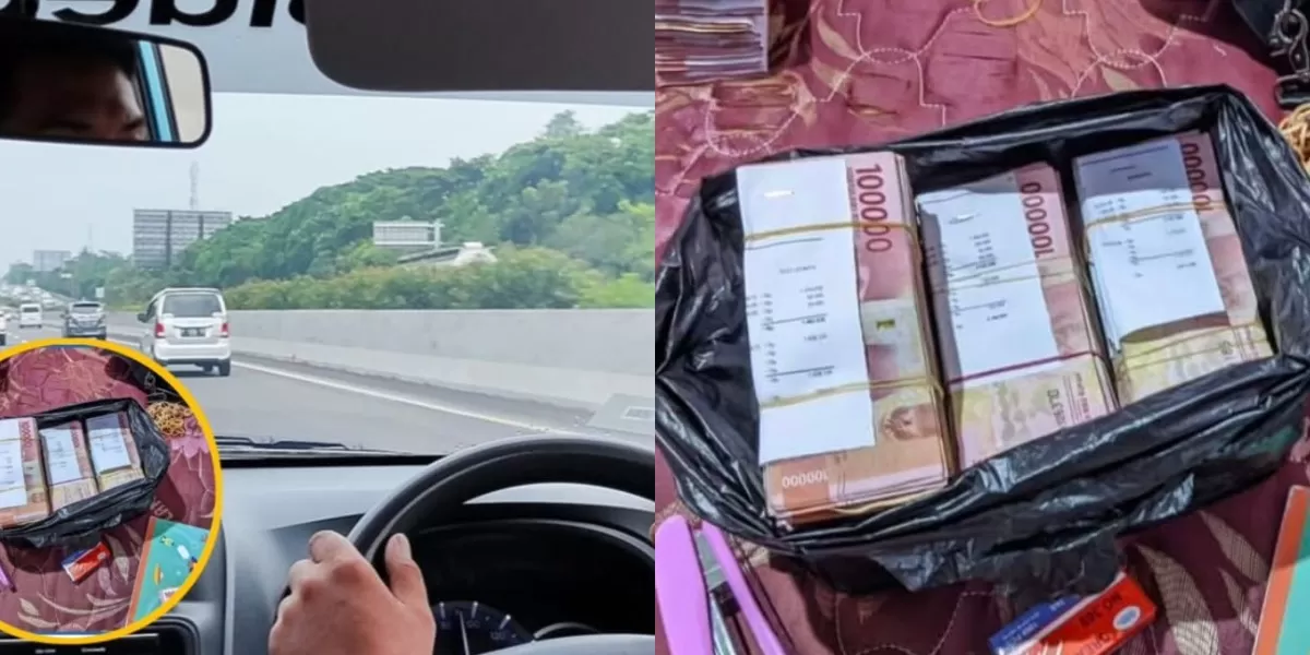 Menyoroti aksi kejujuran sopir taksi di Bogor saat kembalikan uang milik penumpang Rp180 juta yang sempat tertinggal di mobil. (Dok. Instagram.com/@undercover.id)