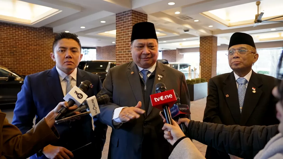 Foto: Menko Perekonomian Airlangga Hartarto saat Konferensi Pers (Dok. Ist)