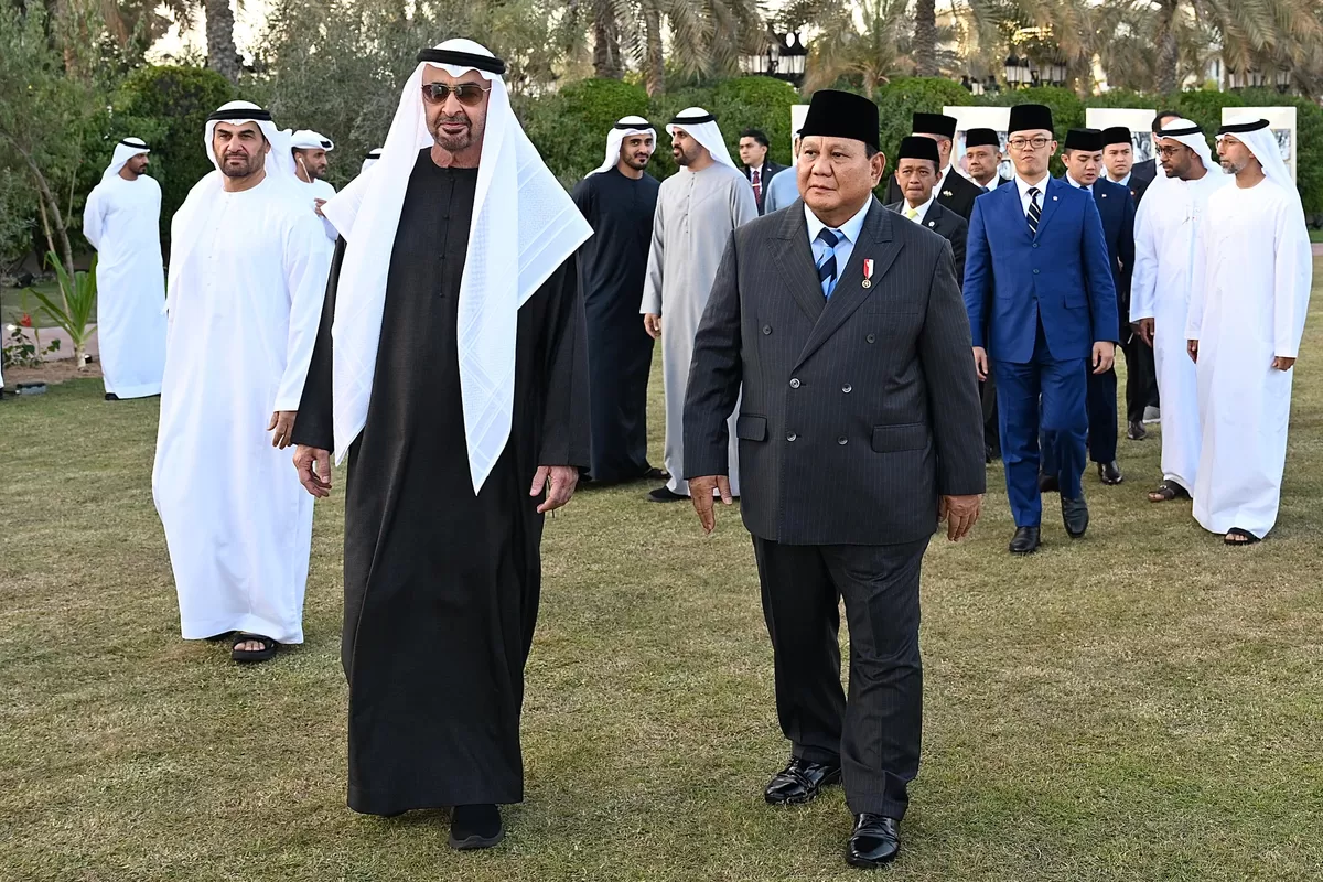 Lawatan ke UEA, Prabowo temui Presiden MBZ. (Dok. Ist)