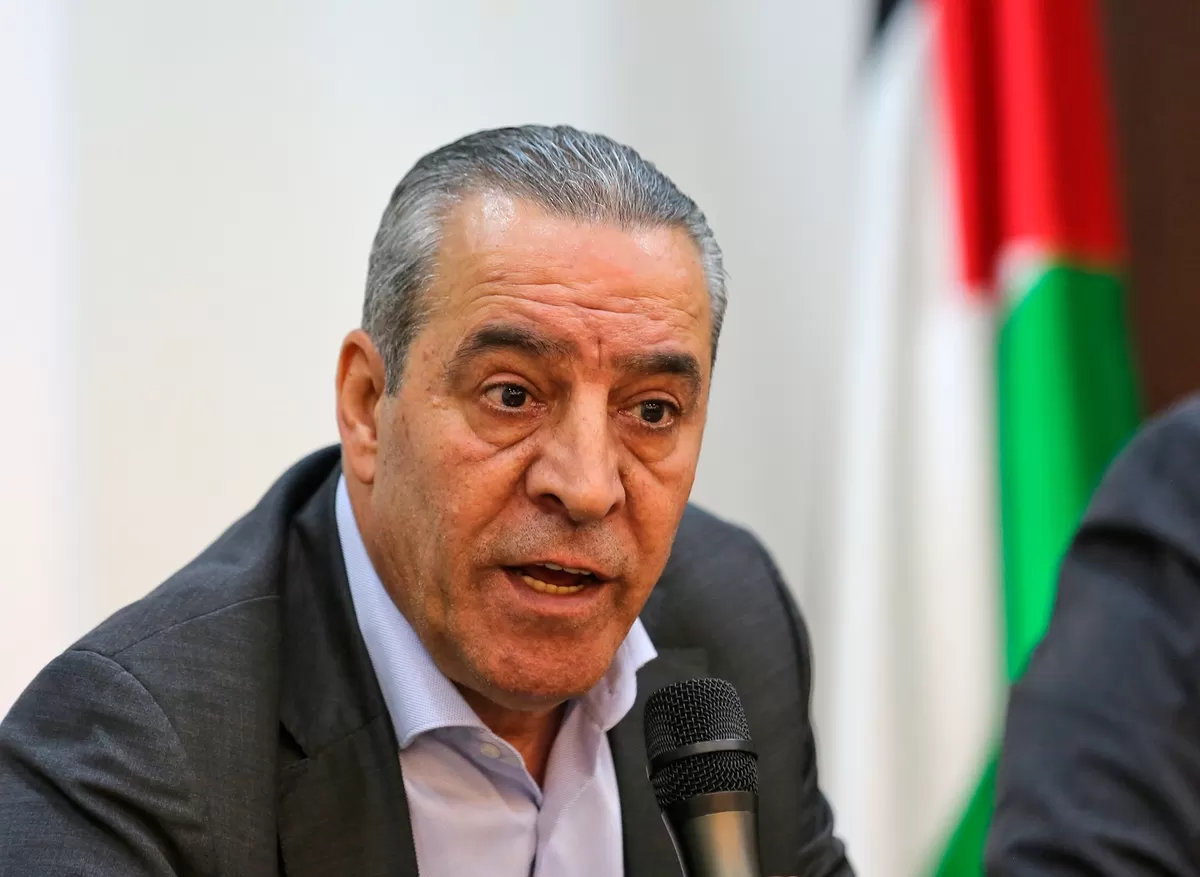 Wakil Presiden Al-Sheikh mengatakan kepada Mladenov bahwa kantor penghubung siap untuk menjalankan tugas penuh di Gaza. (Dok. English Wafa)