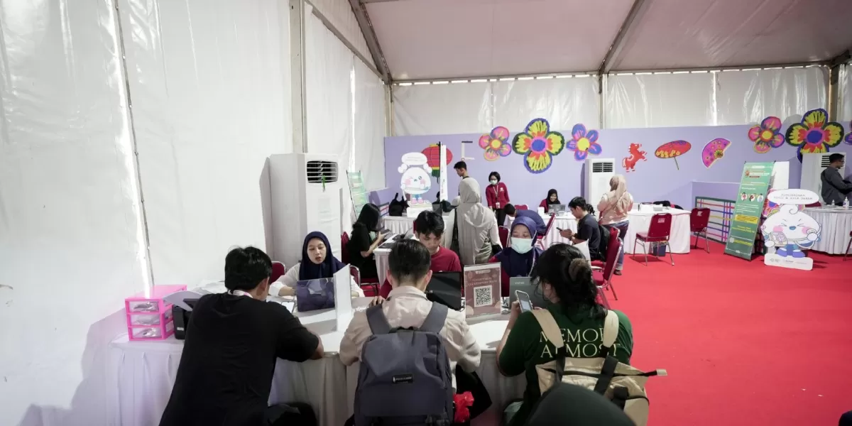 Antusiasme Pengunjung Imlek Festival 2577 Manfaatkan Layanan Cek Kesehatan Gratis. (Dok. Ist)