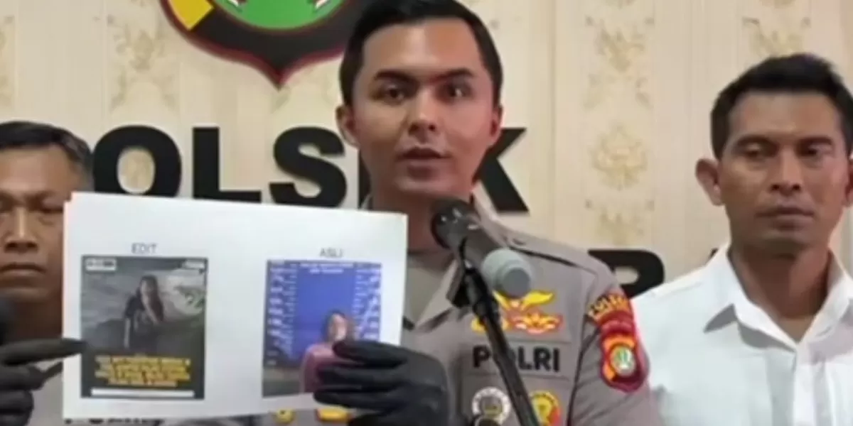 Polisi sebut foto terduga pelaku pembuangan bayi di Bekasi Utara yang viral adalah hasil editan. (Dok. Instagram/humas_polsek_bekasiutara)