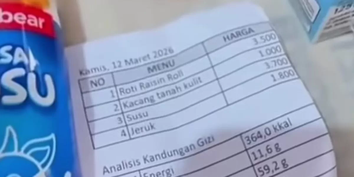 Harga roti untuk MBG di Cianjur tuai sorotan karena disebut tak sesuai pasaran. (Dok. Instagram/volkinfo. )