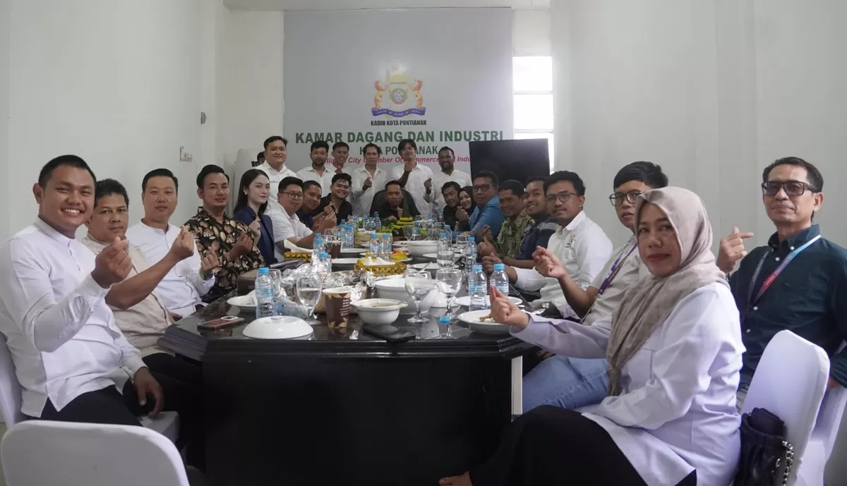 Kegiatan Halal Bihalal Kadin Kota Pontianak.  (Wilhelmus Triputra)