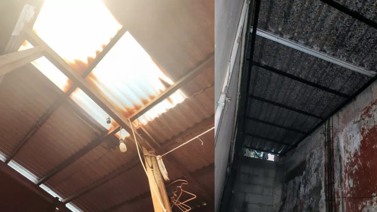Penggantian atap rumah dalam program Ganti Atap Rumah Wartawan yang merupakan kolaborasi Promedia Group dengan PT SKI. (Dok. Promedia )
