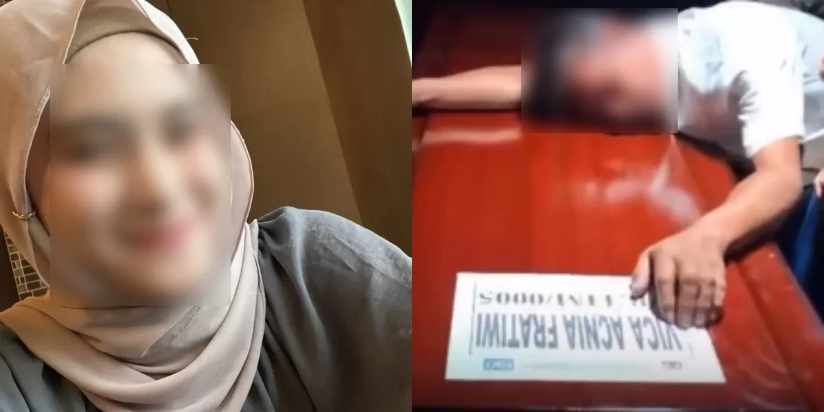 Momen pilu ayah dari korban meninggal dunia, Vica Acnia dalam kecelakaan KA Argo Bromo dengan KRL di Stasiun Bekasi Timur. (Dok. Instagram.com/@noise_talks)