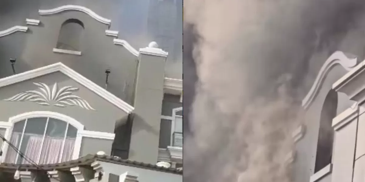 Menyoroti insiden kebakaran yang melanda sebuah apartemen di kawasan Tanjung Duren, Jakarta Barat, pada Kamis (30/4/2026). (Dok. Instagram.com/@jakarta.terkini)