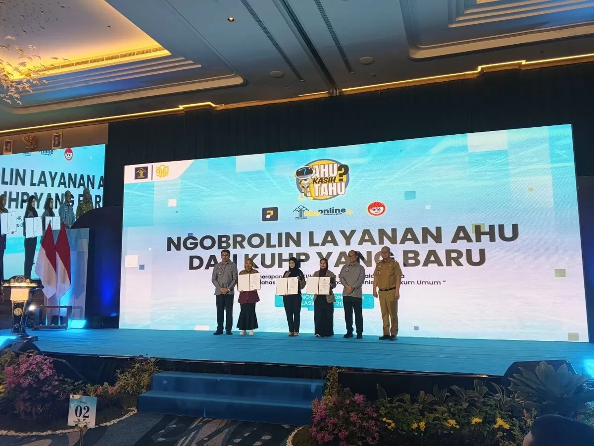 Ditjen AHU menggelar Sosialisasi KUHP baru di Kalimantan Barat, Selasa (5/5/2026).   (Wilhelmus Triputra)