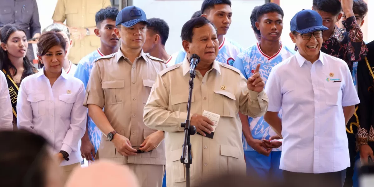 Prabowo Subianto di Pulau Miangas.  (Dok. Istimewa )