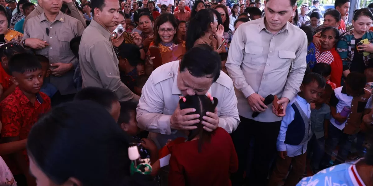 Prabowo Subianto di Pulau Miangas. (Dok. Istimewa )