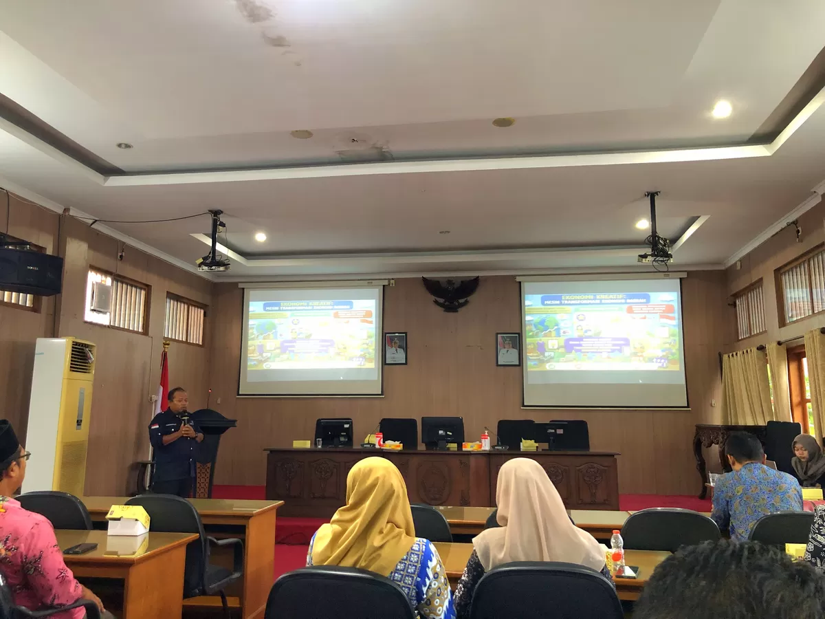 Komite Ekraf Pati Bangun Kolaborasi Hexahelix dengan Perguruan Tinggi Kembangkan Sistem Ekraf Terintegrasi. (Dok. Istimewa )