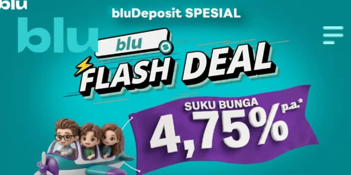 bluBCA melalui program bluDeposit SPESIAL memberikan suku bunga yang menarik. (bluBCA)