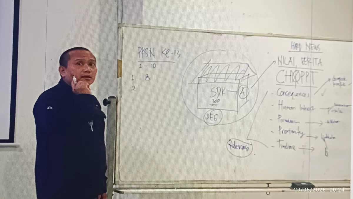 Foto Pemateri PKSN Workshop Jurnalistik (Anjeli)